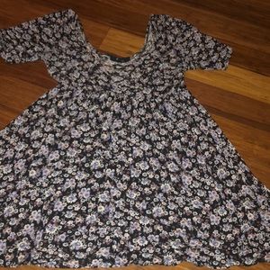 Flower print dress